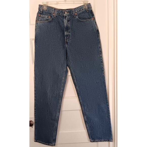 Vtg Levis 550 Jeans Men 36x33 Blue Denim Relaxed Tapered 90s Y2K NEW DEADSTOCK - Picture 2 of 8